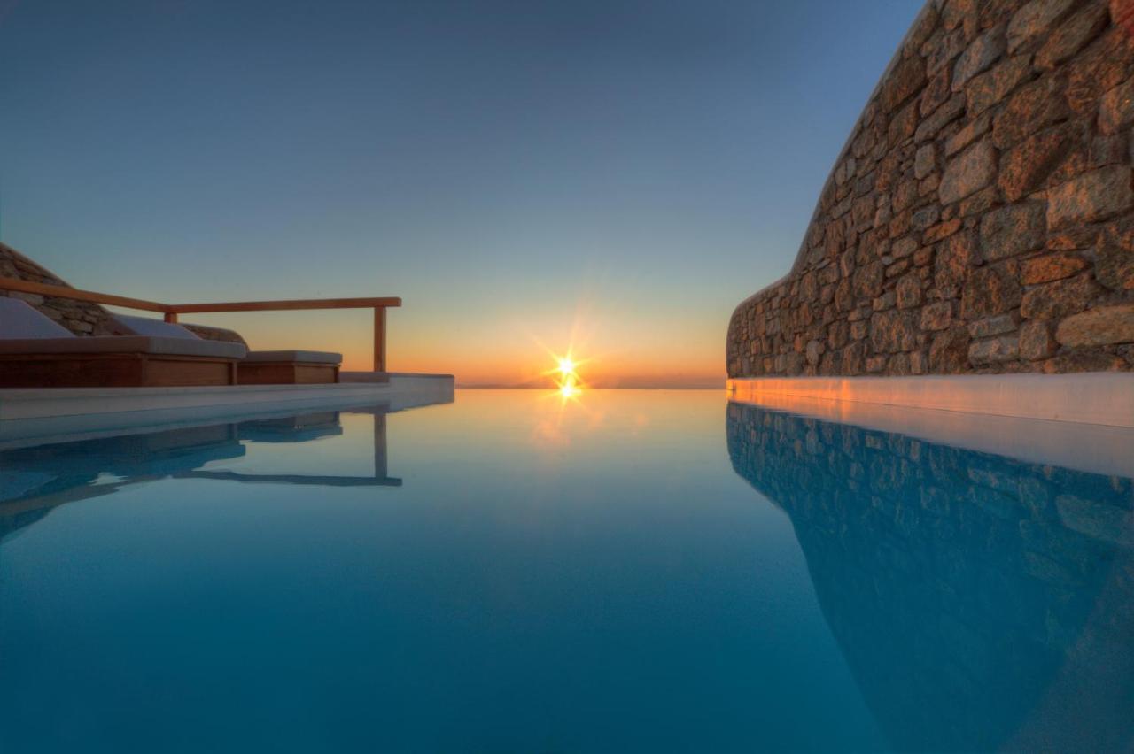 Villa Apollo-Private Pool-Amazing View Mykonos Town Exteriör bild