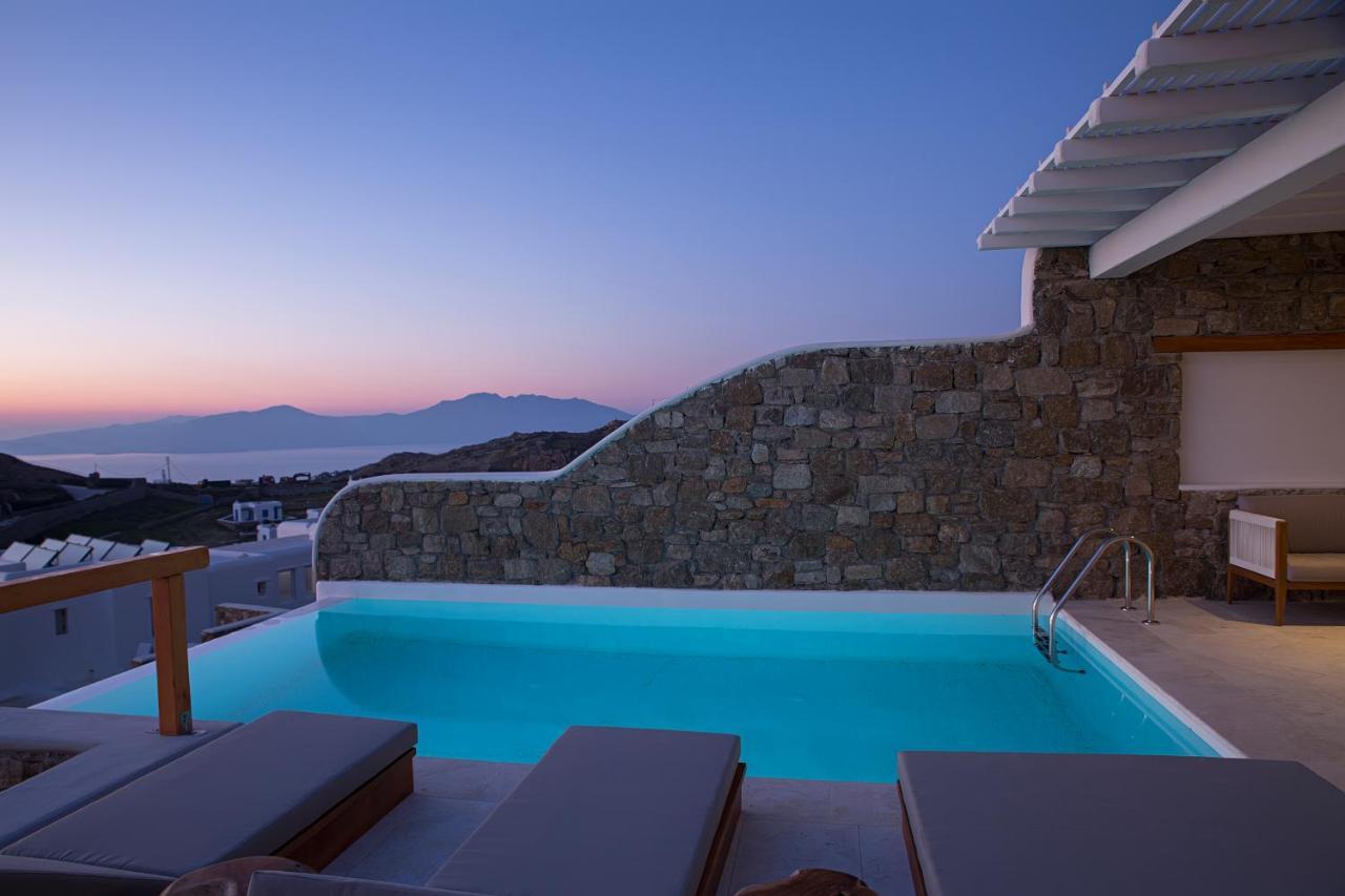 Villa Apollo-Private Pool-Amazing View Mykonos Town Exteriör bild